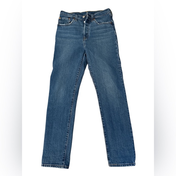 Classic Blue Denim Jeans- Levi’s 501 - Picture 2 of 3